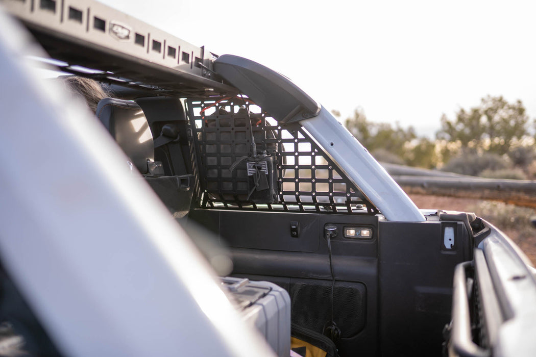 DV8 Offroad 2021-2026 Ford Bronco Pocketed Rear Window Molle Panels – on the trail, image 2 of 13