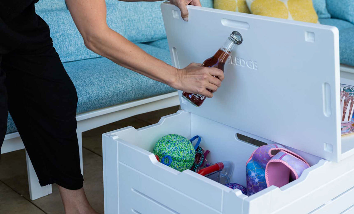 Ledge Lounger Mainstay Storage Coffee Table — view 6