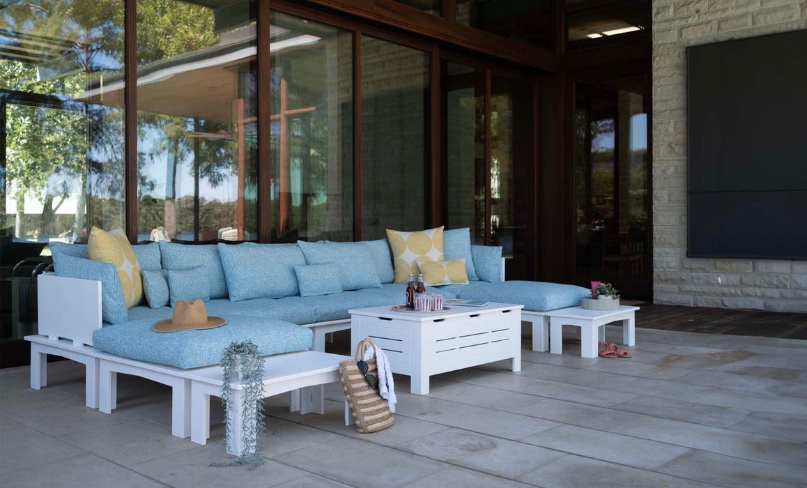 Ledge Lounger Mainstay Sectional Relaxed Endcap / Coffee Table — view 7