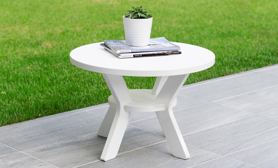 Ledge Lounger Mainstay Round Side Table — view 2
