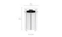 Ledge Lounger Mainstay Industrial Round Trash Bin with Liner — view 7