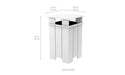 Ledge Lounger Mainstay Industrial Square Trash Bin with Liner — view 7