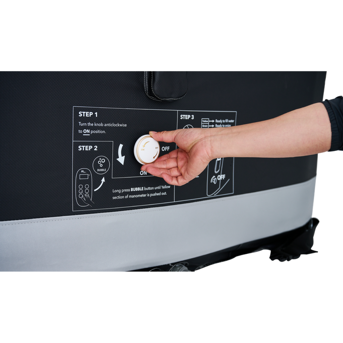 MSPA PREMIUM Portland 6 Person Inflatable Hot Tub Spa | P-PO063 - Lifestyle View