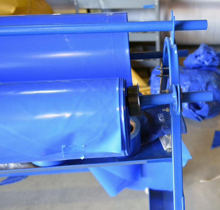 Vestil MSW-72-3 steel shrink wrap roll cart - view 6