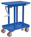 Vestil MT-1828-HP Steel High Profile Mechanical Post Table 18 in X 28 in 1000 lb Capacity Blue