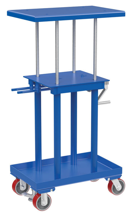 Vestil MT-1828-HP steel high profile mechanical post table - view 2