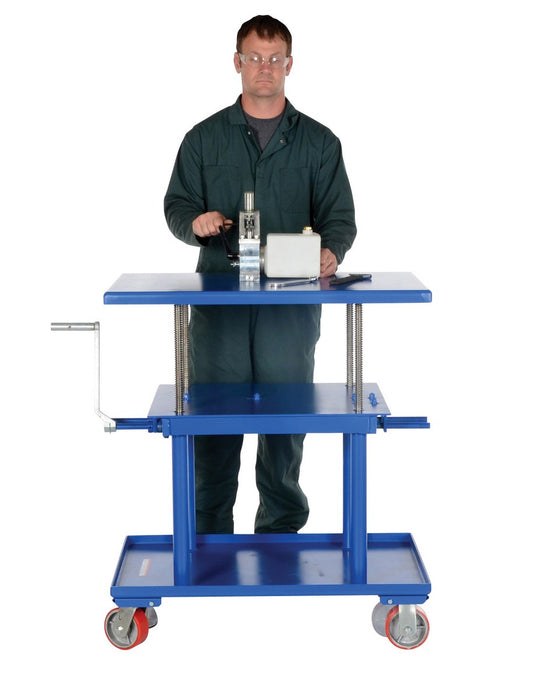 Vestil MT-2436-HP steel high profile post table - view 5