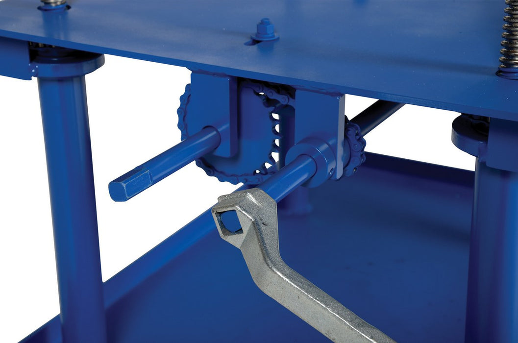 Vestil MT-2436-LP steel low profile post table - view 2