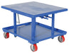 Vestil MT-3036-LP Steel Low Profile Post Table 30 in. x 36 in. 2,000 lb. Capacity Blue