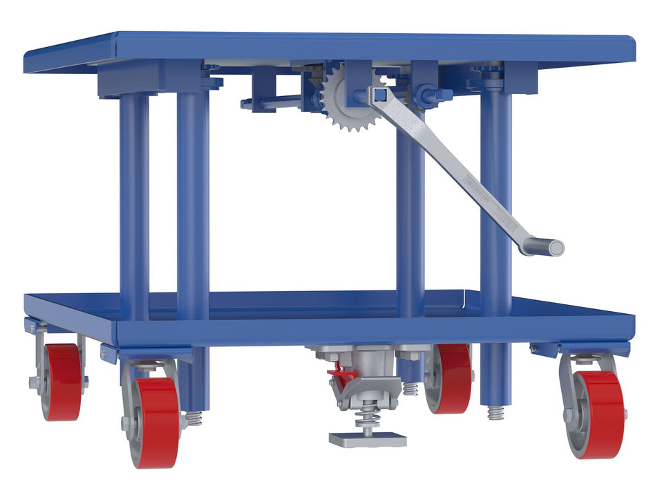 Vestil MT-3036-LP steel low profile post table - view 4