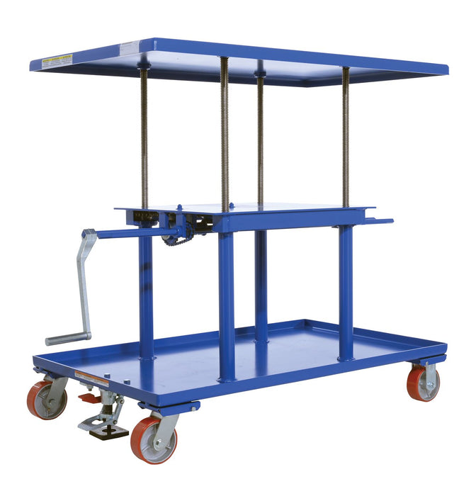 Vestil MT-3048-HP steel high profile post table - view 2