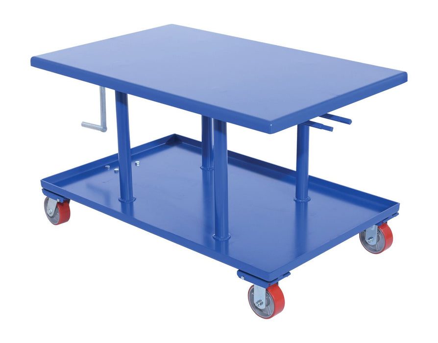 Vestil MT-3048-HP steel high profile post table - view 3