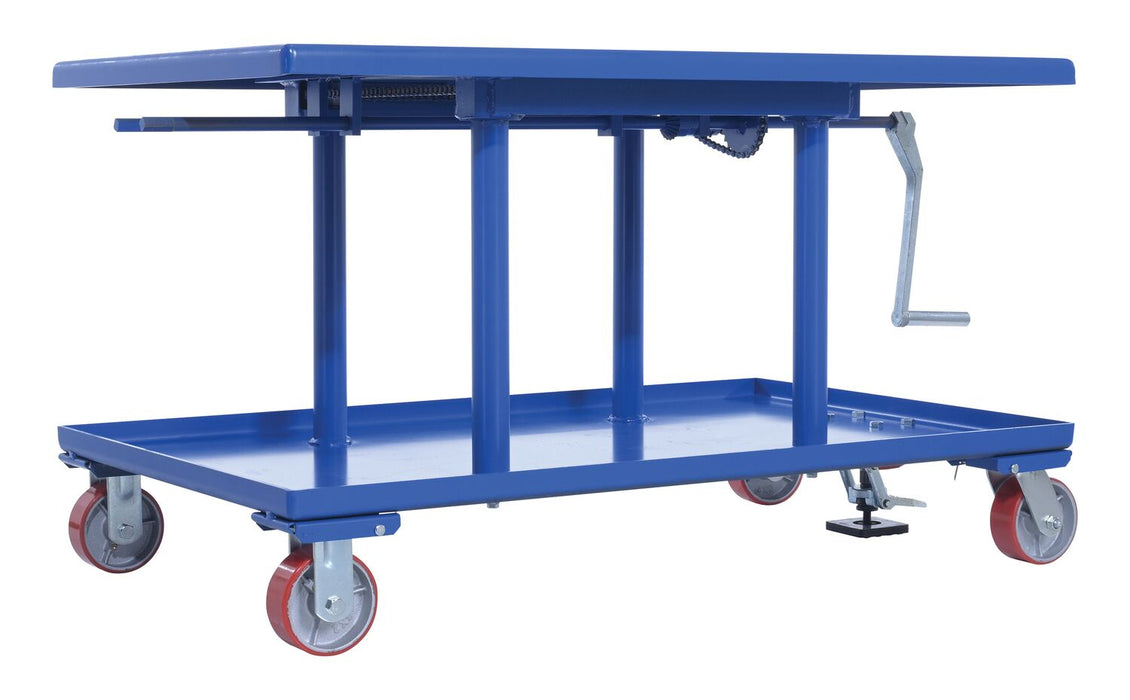 Vestil MT-3048-HP steel high profile post table - view 4