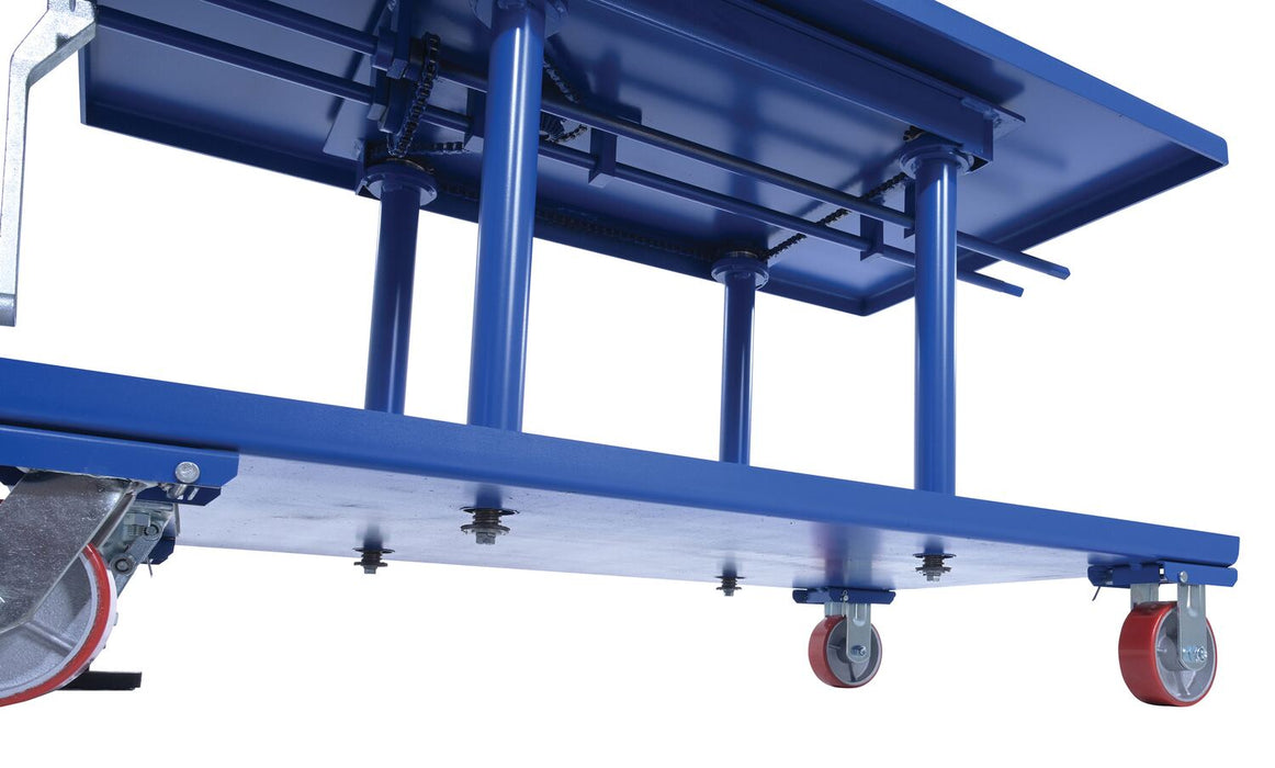 Vestil MT-3048-HP steel high profile post table - view 10