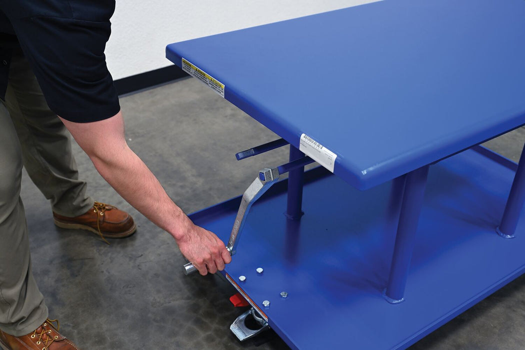 Vestil MT-3048-HP steel high profile post table - view 6