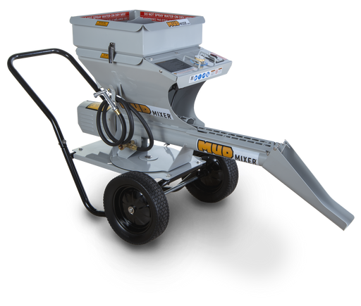 MudMixer Evolution Bundle with Hopper Extension and Chute Extension installed