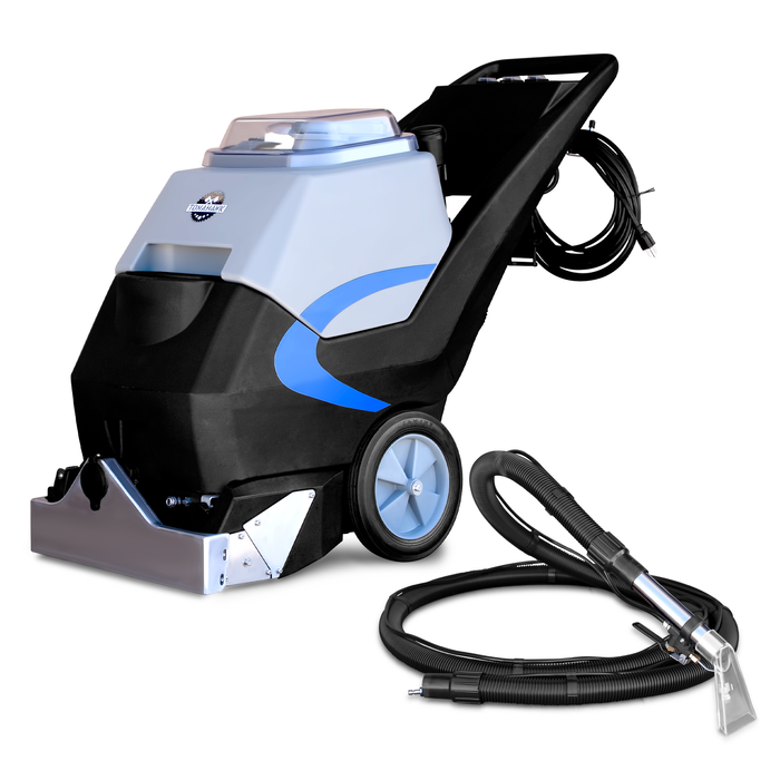 Tomahawk Power 3-in-1 Commercial Carpet Extractor Cleaner, 18” Width, 9 Gallon Dual Tanks, Dual 1000W Motors for Hotels,...