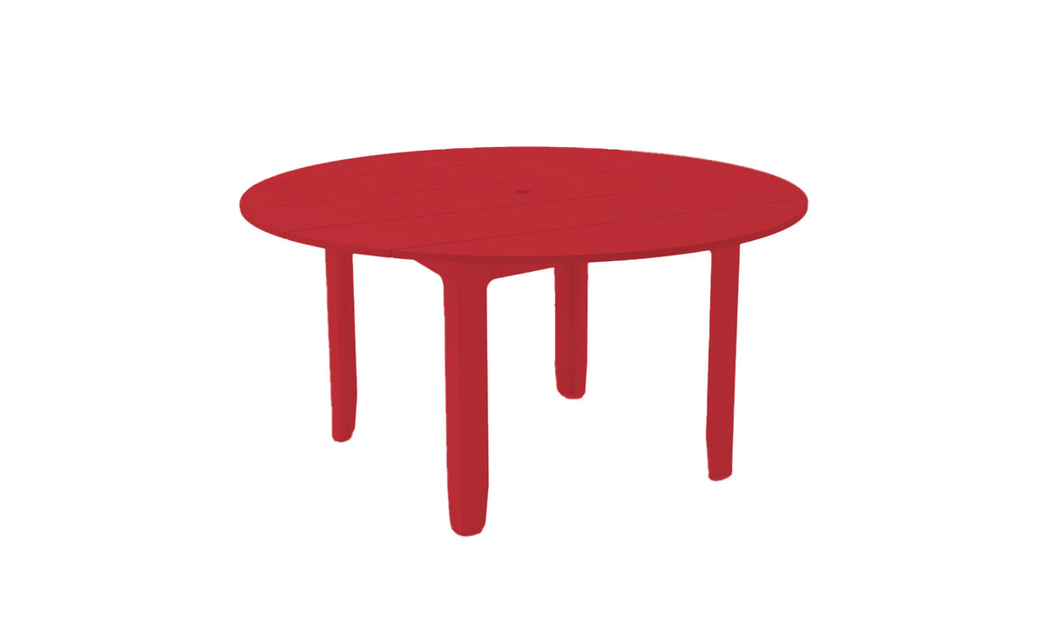 Ledge Lounger Mainstay  60" Round Dining Table — Red