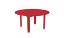 Ledge Lounger Mainstay  60" Round Dining Table — Red