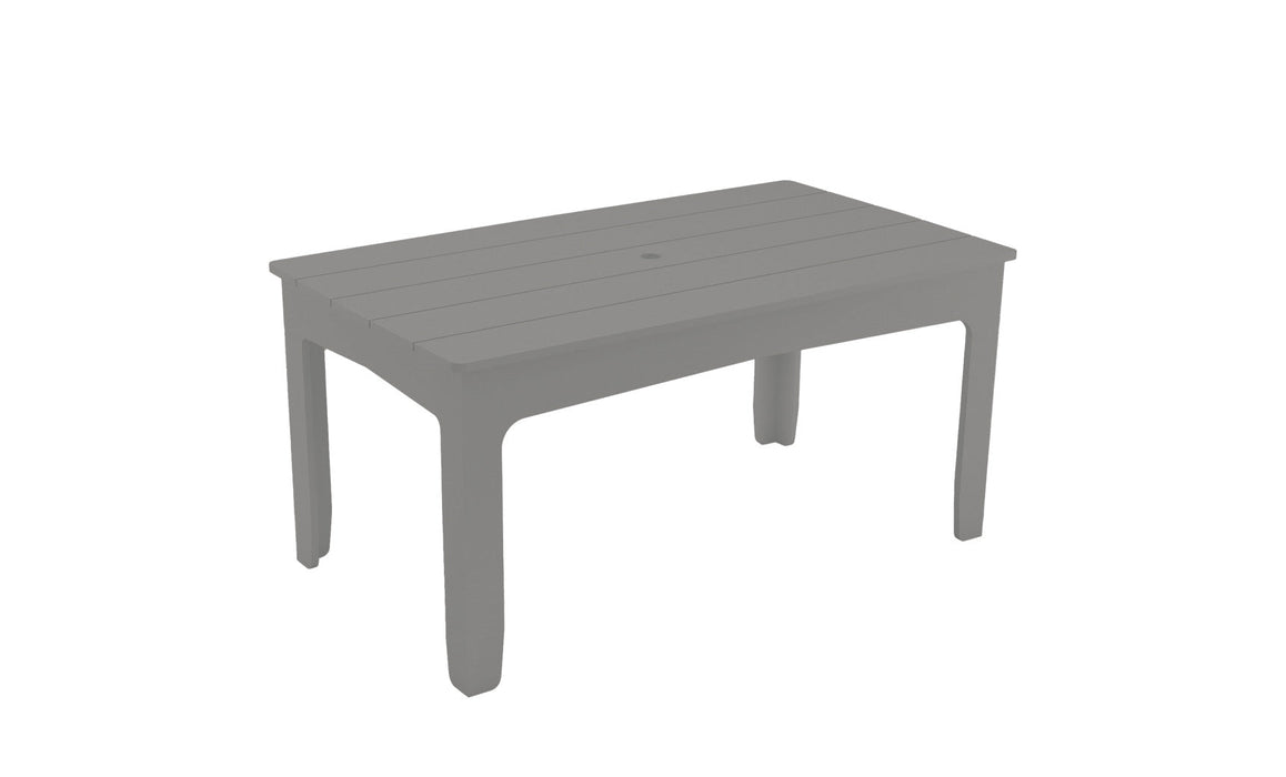Ledge Lounger Mainstay 63" Rectangular Dining Table — Grey