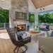Majestic Vesper 36-Inch Vent-Free Outdoor Gas Fireplace Majestic