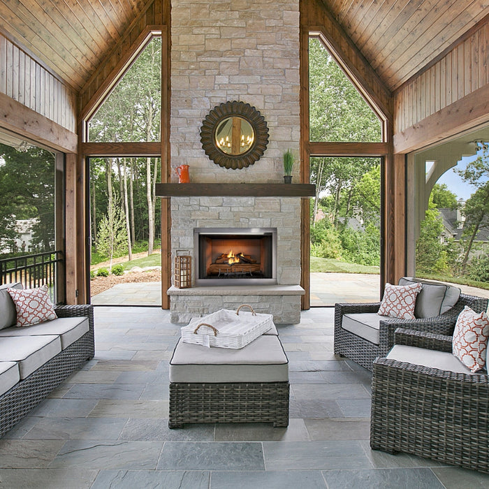 Majestic Vesper 36-Inch Vent-Free Outdoor Gas Fireplace Majestic