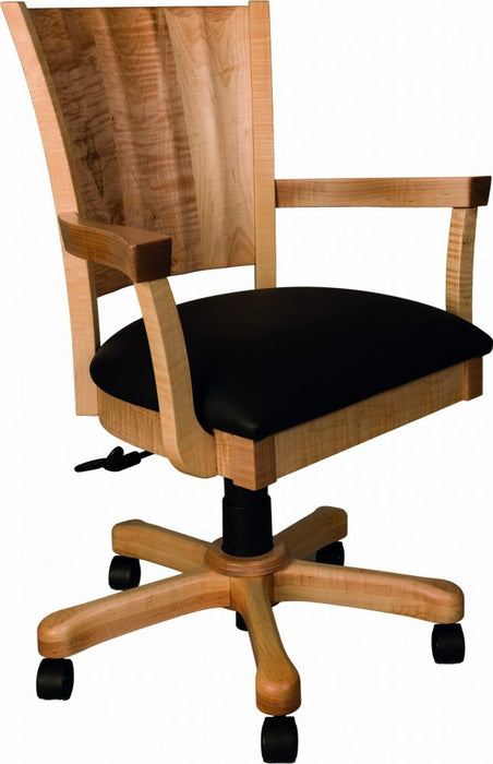 Marcelle Ripple Back Arm Desk Chair