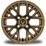 MODZ Matrix 12x7 Matte Bronze Wheel & X Comp Golf A/T Tire golf cart wheel and tire – view 3