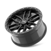 Mayhem 8310 Vector Gloss Black wheel profile view showing lip and spoke depth