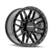 Mayhem 8310 Vector Gloss Black wheel rear barrel view