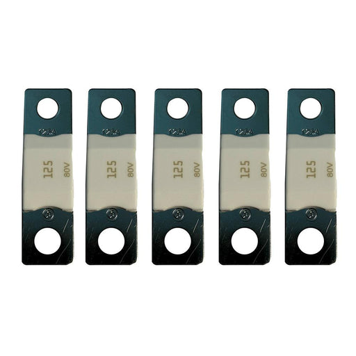 Victron MEGA-fuse 125A/80V - Package of 5 pcs - Victron MEGA-fuse 125A/80V five pack facing forward