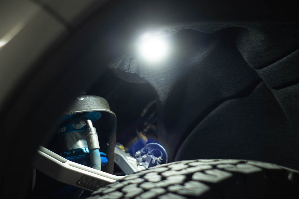DV8 Offroad Micro Elite Utility Lights Pair – installed on vehicle, image 8 of 14