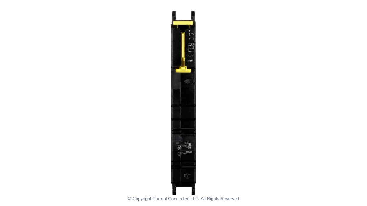High quality photo of the Midnite Solar - MNEPV2 - 150Vdc Din-Rail Mount Polarized Circuit Breaker 2A - Back View photographed by Current Connected