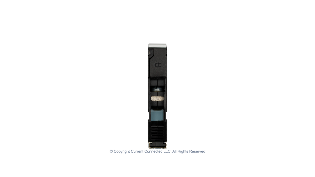 High quality photo of the Midnite Solar - MNEPV20-300-1PP - MidNite Solar MNEPV 300Vdc Din-Rail Mount Polarized Breakers 20A - Bottom. Photographed by Current Connected