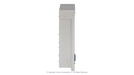 High quality photo of the Midnite Solar - MNTRANSITION - Transition Box - Side View. Photographed by Current Connected