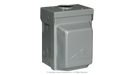 High quality photo of the Midwest - 784567575330 - 30A TT-30 Outdoor RV Outlet - ISO Left. Photographed by Current Connected