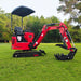 Mini Compact Excavator HONDA GX390 Engine,  65.7" Max. Digging Depth,  2280 LBS Operating Weight,  MEC10
