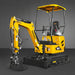 Mini Compact Excavator Kubota D722 Engine,  65.7" Max. Digging Depth, — view 26