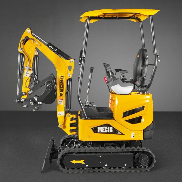 Mini Compact Excavator Kubota D722 Engine,  65.7" Max. Digging Depth, — view 23