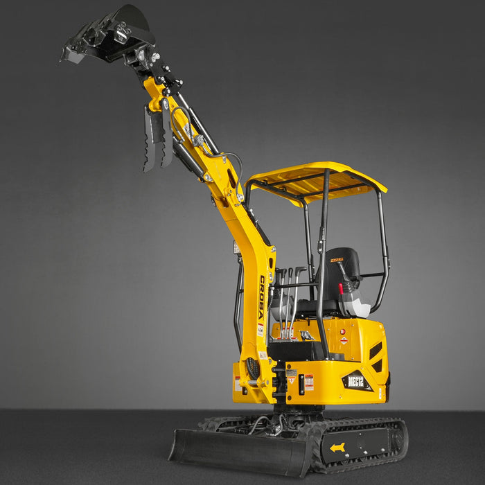 Mini Compact Excavator Kubota D722 Engine,  65.7" Max. Digging Depth,  2700 LBS Operating Weight,  MEC12
