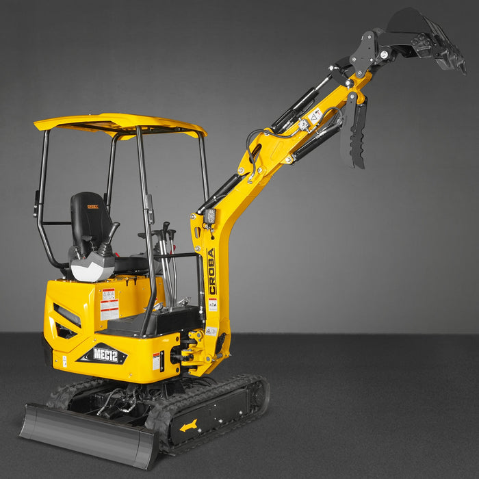 Mini Compact Excavator Kubota D722 Engine,  65.7" Max. Digging Depth,  2700 LBS Operating Weight,  MEC12