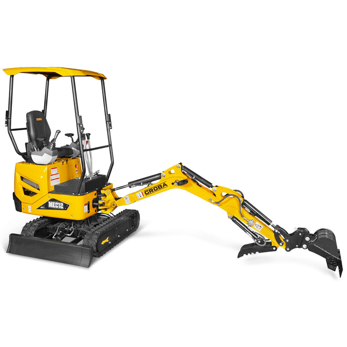 Mini Compact Excavator Kubota D722 Engine,  65.7" Max. Digging Depth, — view 28