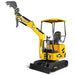 Mini Compact Excavator Kubota D722 Engine,  65.7" Max. Digging Depth, — view 30