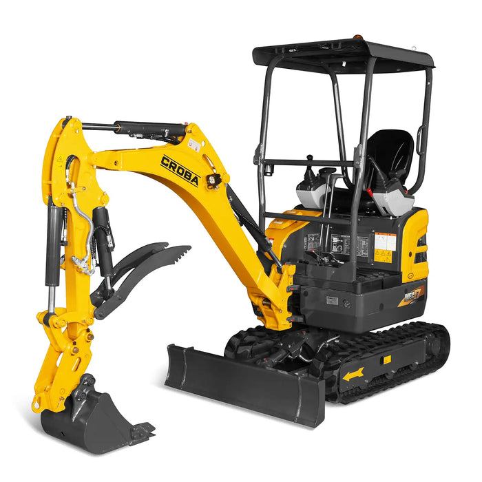 Mini Compact Excavator Kubota D902 Engine,  89" Max. Digging Depth,  4145 LBS Operating Weight,  MEC17