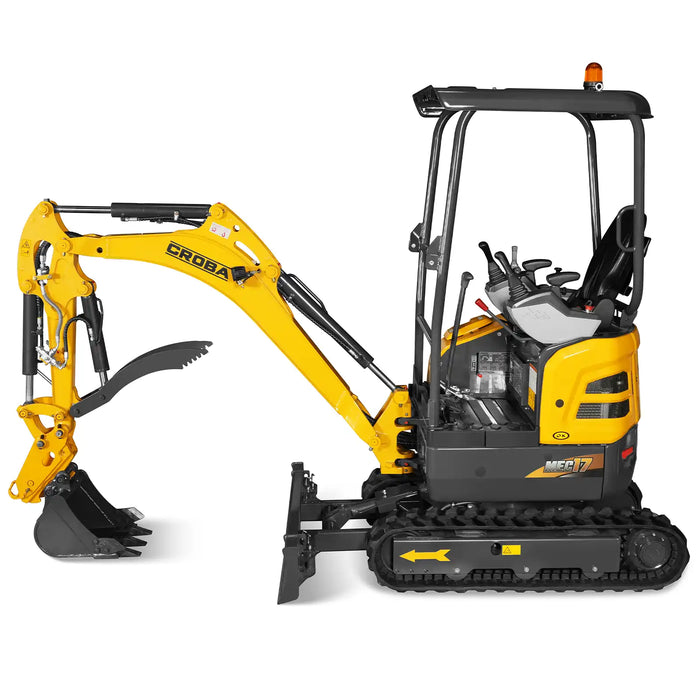 Mini Compact Excavator Kubota D902 Engine,  89" Max. Digging Depth,  4145 LBS Operating Weight,  MEC17