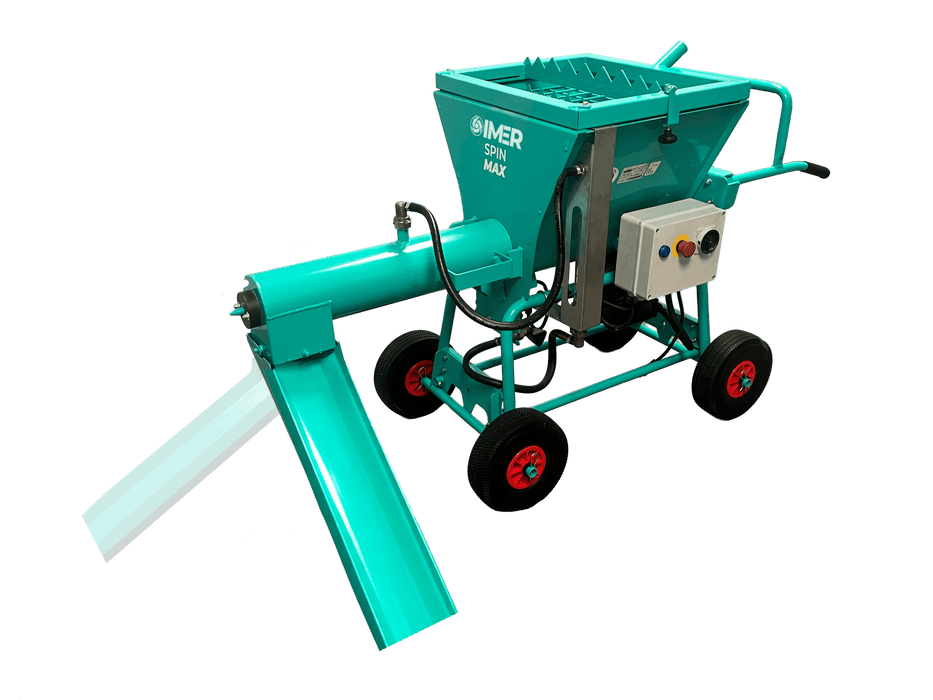 IMER Spin Max Continuous Mixer for Premixed Mortar & Plaster – 3 cu yd/hr 120V