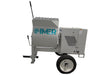 IMER HSM 8 Towable 8 cu ft Horizontal Shaft Mortar Mixer – Side (Gas Engine)