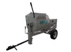 IMER HSM 12 Towable 12 cu ft Horizontal Shaft Mortar Mixer (Electric Motor)