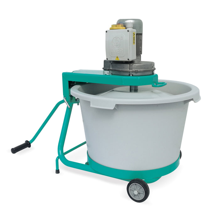 IMER Mix-All 60 Portable Paddle Mixer – 14 Gal, 3/4 HP 120V – Mixer Closed