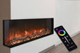 Landscape Pro Multi 80-inch 3-Sided / 2-Sided Built In Electric Fireplace - front view